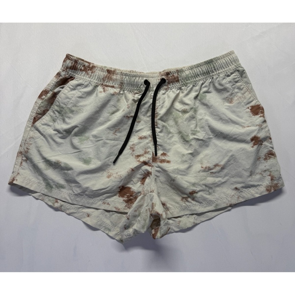 Mountain Hardwear Stryder Swim Shorts Womens Medium Beige Tie Dye Quick‎ Drying